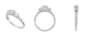 Macy's Diamond Three Stone Engagement Ring (1 ct. t.w.) in 14K White Gold